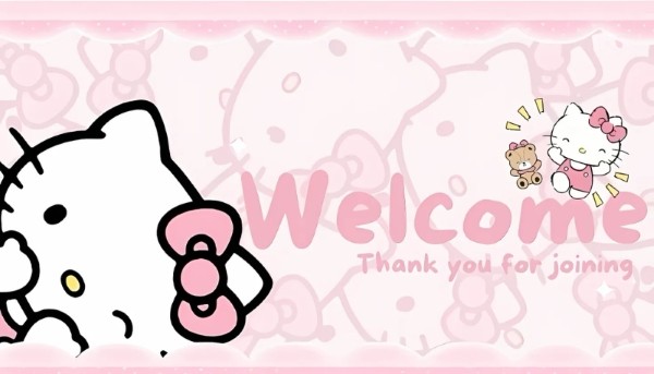 Hình nền Hello Kitty dễ thương và vui tươi hơn cho laptop