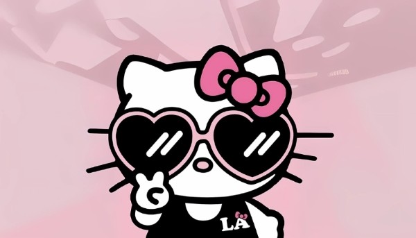 Hình nền Kitty đeo kính mang lại cảm giác mới mẻ