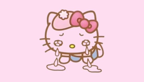Hình nền Kitty buồn mang đến sự nhẹ nhàng, sâu lắng