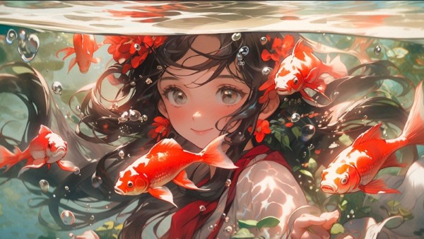 Hình nền mang phong cách chibi và anime