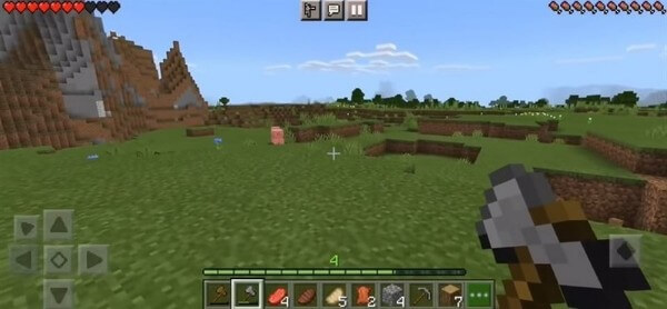 Việc di chuyển trong game Minecraft 1.18 APK trở nên liền mạch