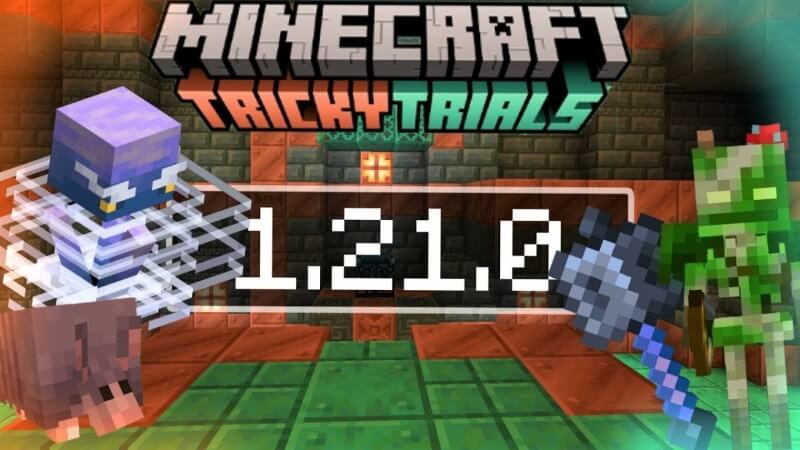 Phiên bản Minecraft 1.21.0 iOS thuộc bản cập nhật Tricky Trials