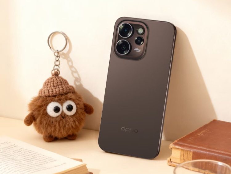 Hình ảnh rò rỉ OPPO Reno16 F Nâu