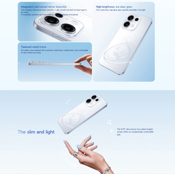 OPPO Reno16 Pro mang lại cảm giác cầm nắm đầm tay, chắc chắn