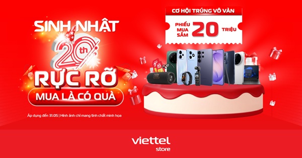 Mở bất ngờ - quà rực rỡ: cơ hội trúng iPhone 17 Pro Max và hàng trăm quà tặng công nghệ hấp dẫn khác