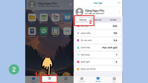 Chọn Học tập