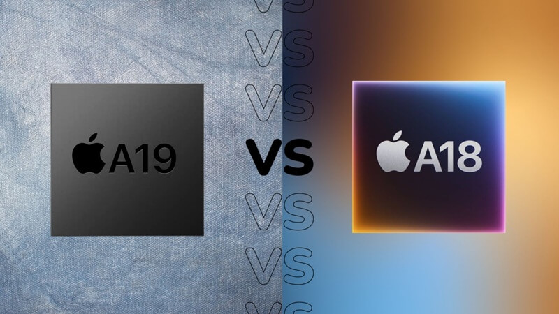 So sánh chi tiết chip A18 và A19