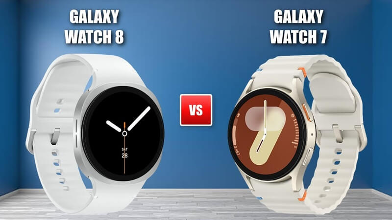 So sánh thiết kế và kích thước Galaxy Watch 8 và Galaxy Watch 7
