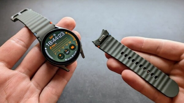 Galaxy Watch 8 và Galaxy Watch 7 sử dụng cơ chế tháo nhanh tiện lợi