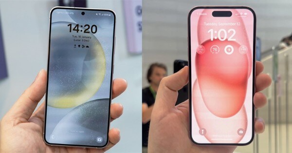 So sánh phần mềm trên iPhone 15 Plus và Samsung S25 Plus