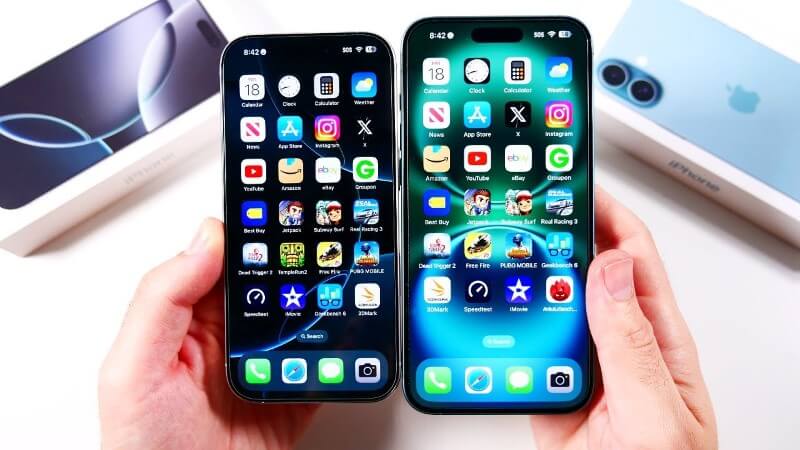So sánh thiết kế iPhone 16 Plus và iPhone 16 Pro