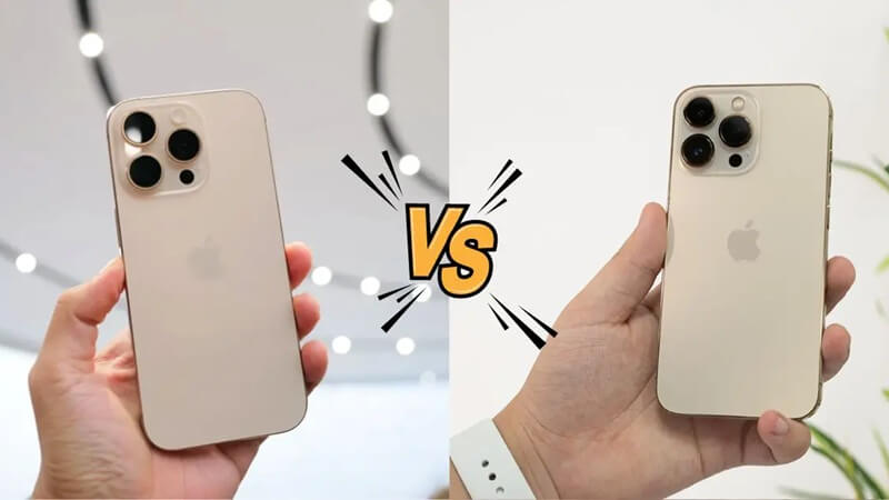 Thiết kế iPhone 16 Pro và iPhone 13 Pro