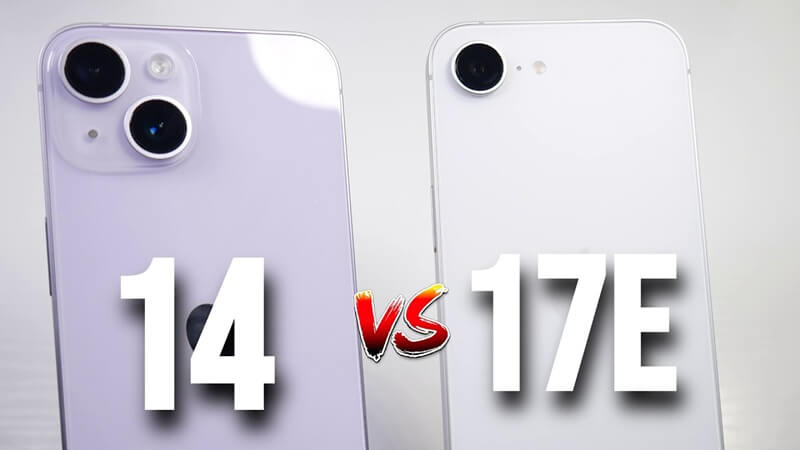 So sánh tổng quan iPhone 17e và iPhone 14