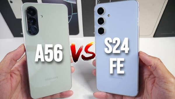 So sánh pin và sạc trên Samsung A56 và Samsung S24 FE