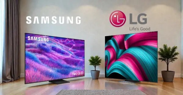 So sánh thiết kế 2 dòng tivi Samsung và LG