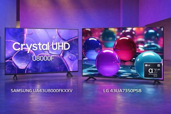 So sánh chất lượng hiển thị màn hình trên tivi Samsung và LG