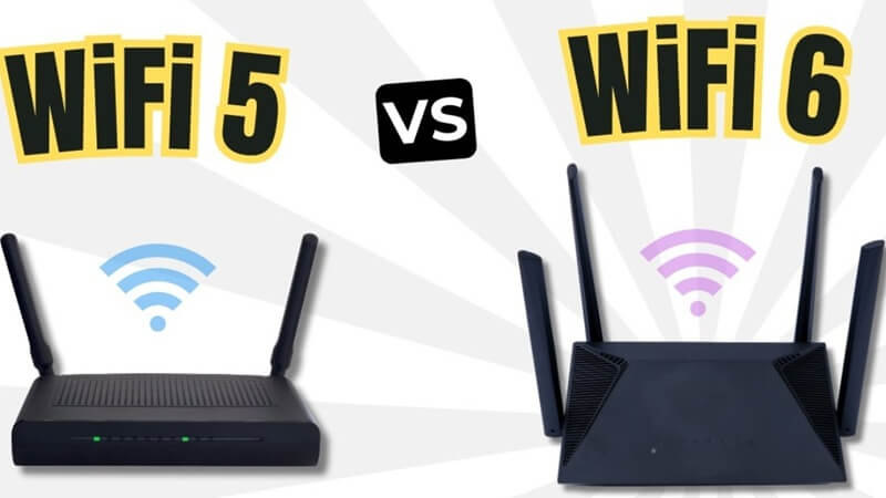So sánh tổng quan về WiFi 5 và WiFi 6