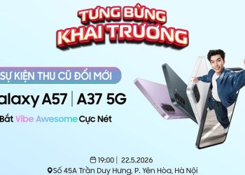 Tưng bừng khai trương: Sự kiện Thu cũ đổi mới Galaxy A57 | A37 5G cùng nhiều quà tặng hấp dẫn, quay số may mắn