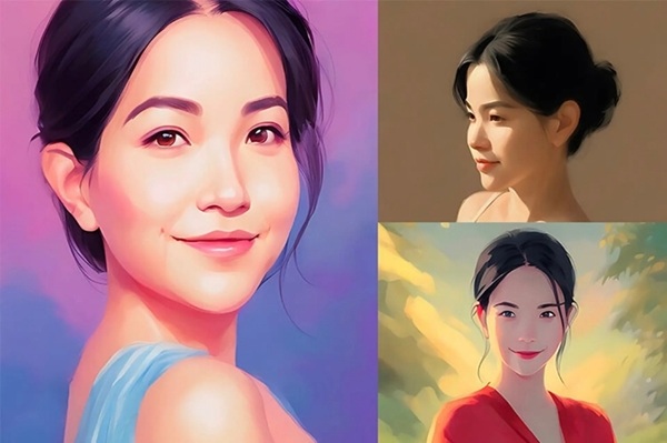 Một vài kinh nghiệm khi sử dụng ứng dụng vẽ tranh chân dung