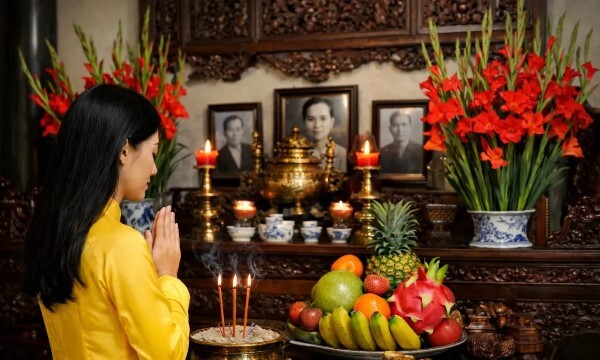 Nội dung văn khấn mùng 1 tại nhà cúng gia tiên