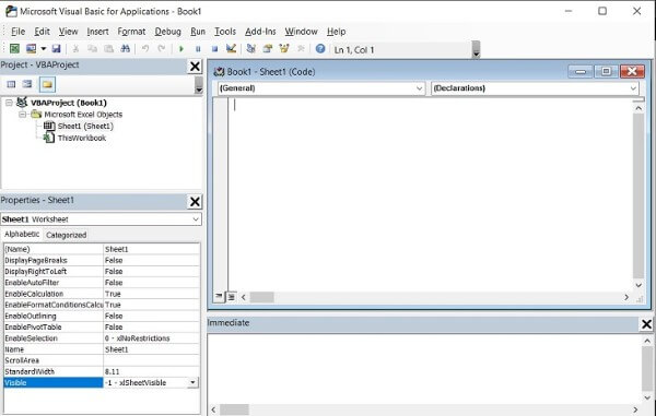 Chọn View Code