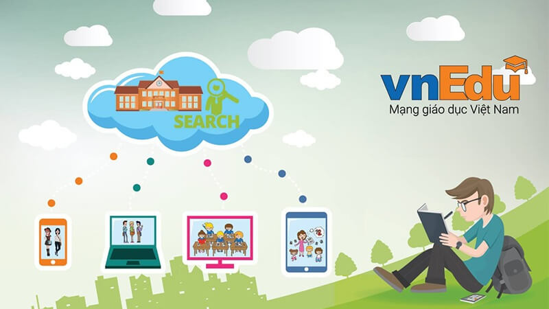Hệ thống vnEdu được thiết kế với giao diện trực quan