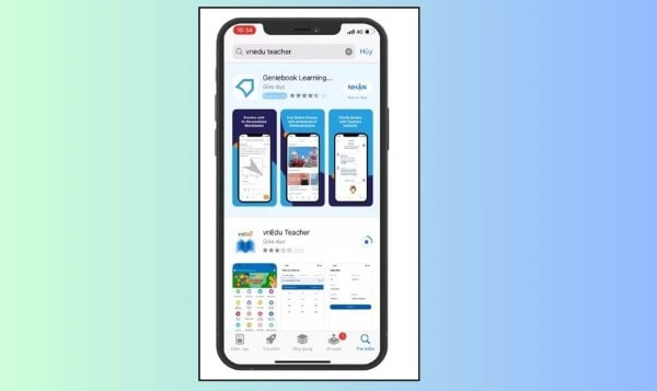 Tải ứng dụng vnEdu Teacher về máy