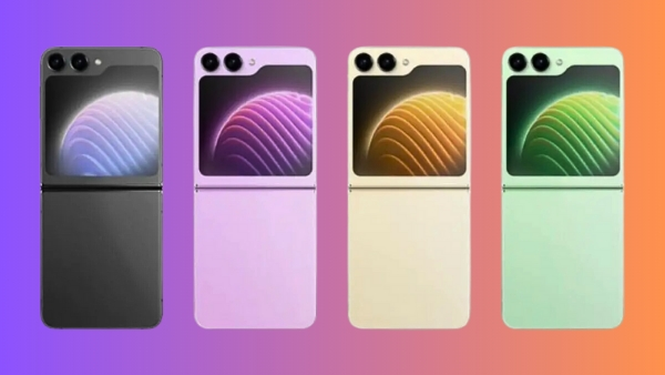Bảng màu dự kiến của Galaxy Z Flip8