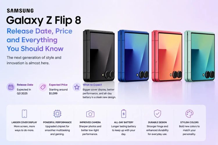 Ngoài màu vàng kem, dự kiến bảng màu của Samsung Galaxy Z Flip8 hé lộ nhiều bất ngờ