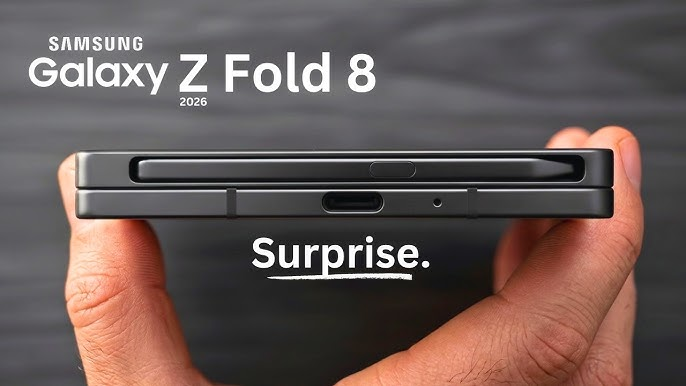 Hình ảnh cạnh bên của Samsung Galaxy Z Fold 8