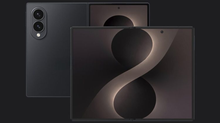 Hỉnh ảnh thiết kế Galaxy Z Fold8 Wide với màn hình rộng