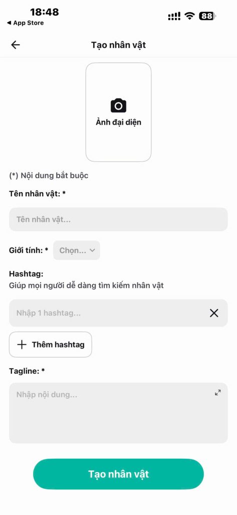 Nếu muốn thử sức trong vai trò nhà sáng tạo, bạn chỉ cần nhấn vào dấu cộng (+) trên màn hình