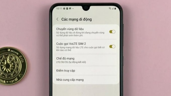 Việc bật/ tắt chuyển vùng dữ liệu phụ thuộc vào nhu cầu sử dụng