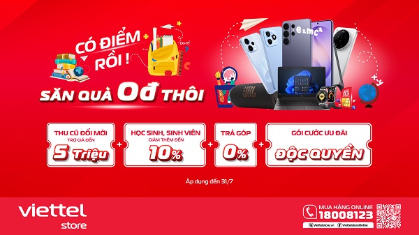 Có điểm rồi! Săn quà 0đ thôi