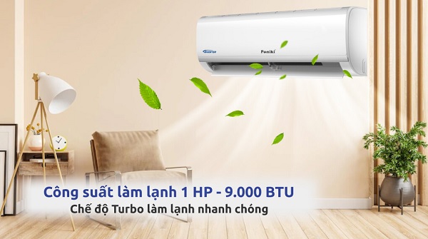 Điều hòa Funiki 1 chiều Inverter 9.000BTU(1HP) HIC09TMU