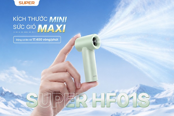 Quạt cầm tay mini cao cấp SUPER HF01S