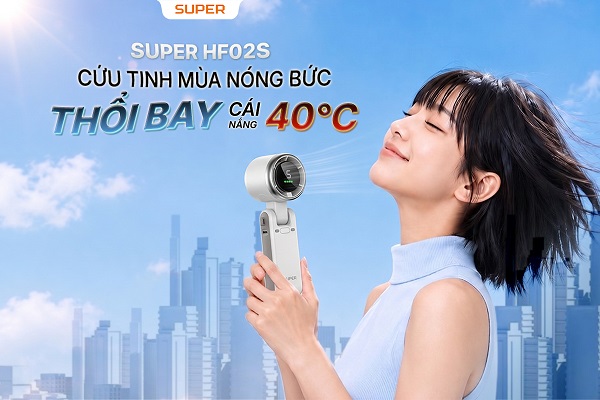 Quạt cầm tay mini cao cấp SUPER HF02S