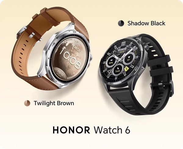 HONOR Watch 6 ra mắt với 2 lựa chọn màu sắc