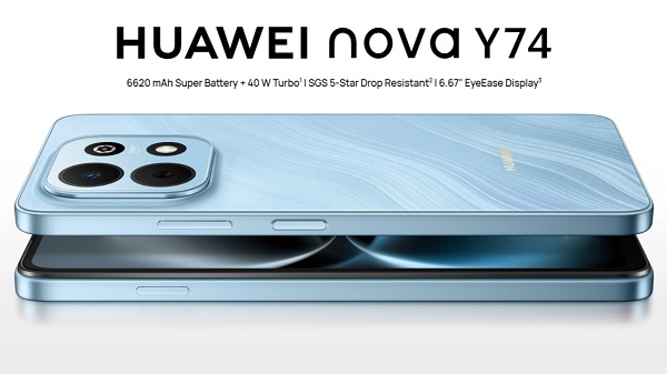 Huawei nova Y74 ra mắt