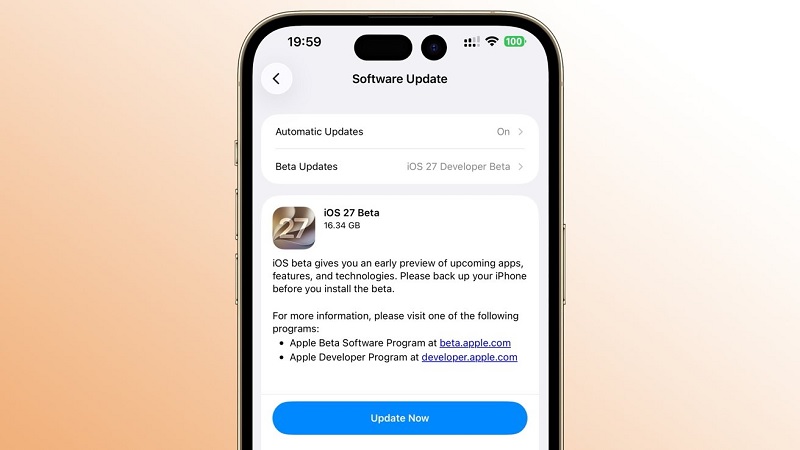 iOS 27 Dev Beta là gì