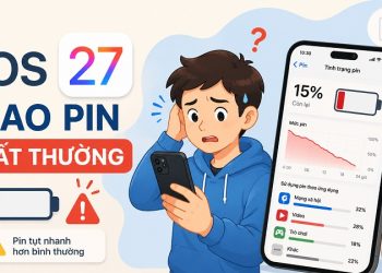 iPhone vừa lên iOS 27 hao pin bất thường? Xem ngay bí kíp xử lý hiệu quả dưới đây!