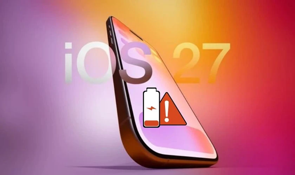 Những tác nhân khiến iOS 27 hao pin bất thường