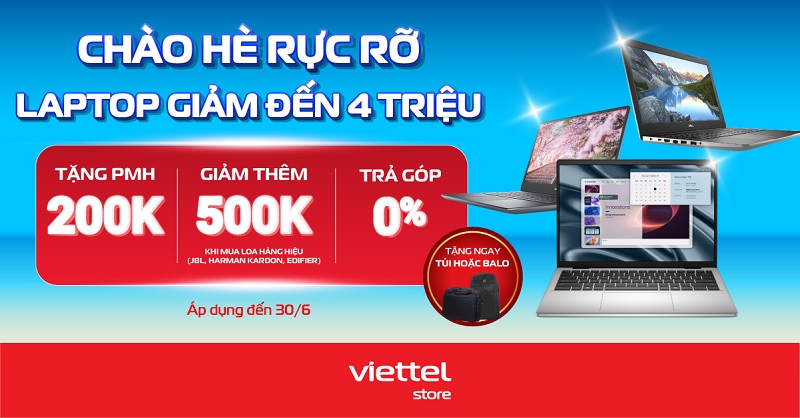 laptop giảm đến 4 triệu đồng