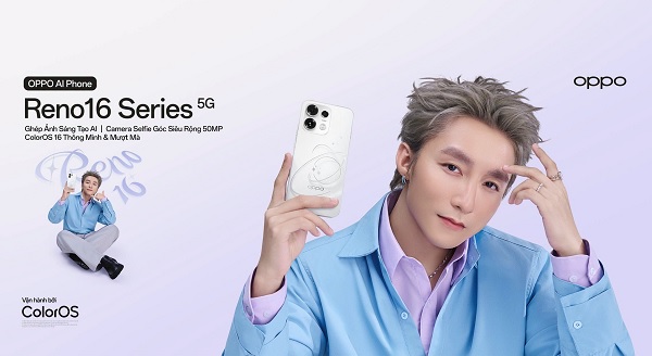 OPPO bắt tay cùng Sơn Tùng M-TP trong chiến dịch giới thiệu OPPO Reno16 F