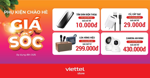 Phụ kiện chào hè – Giá sốc chỉ từ 10K