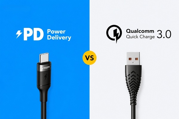 Điểm khác biệt giữa Quick Charge 3.0 và USB Power Delivery?