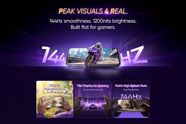 Thiết bị sở hữu màn hình phẳng với tần số quét 144Hz