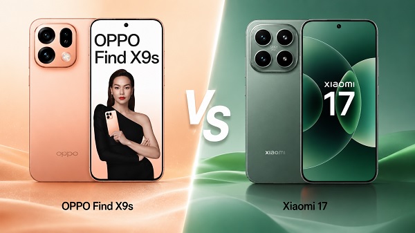 So sánh OPPO Find X9s và Xiaomi 17