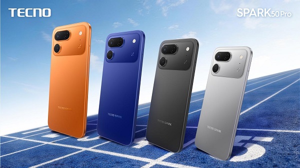 Các tùy chọn màu sắc trên TECNO Spark 50 Pro