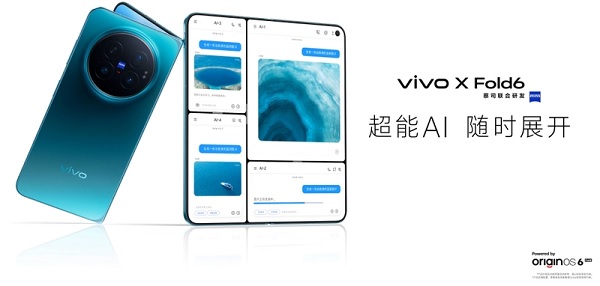 Vivo X Fold6 có giá bán từ 30,9 triệu đồng